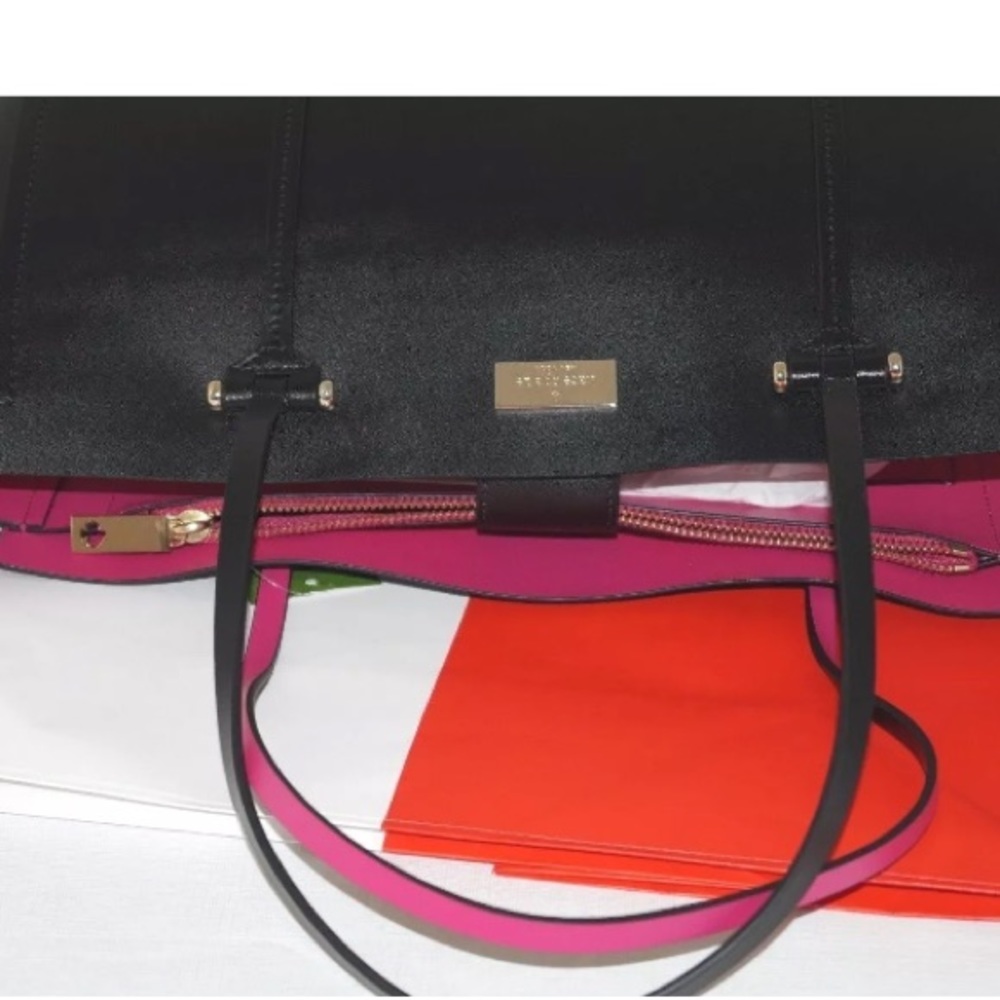 Authentic Kate Spade Large leather Tote . - Picture 3 of 8